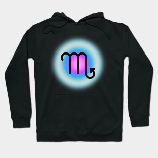 Glowing Aura Virgo Sign Zodiac Hoodie